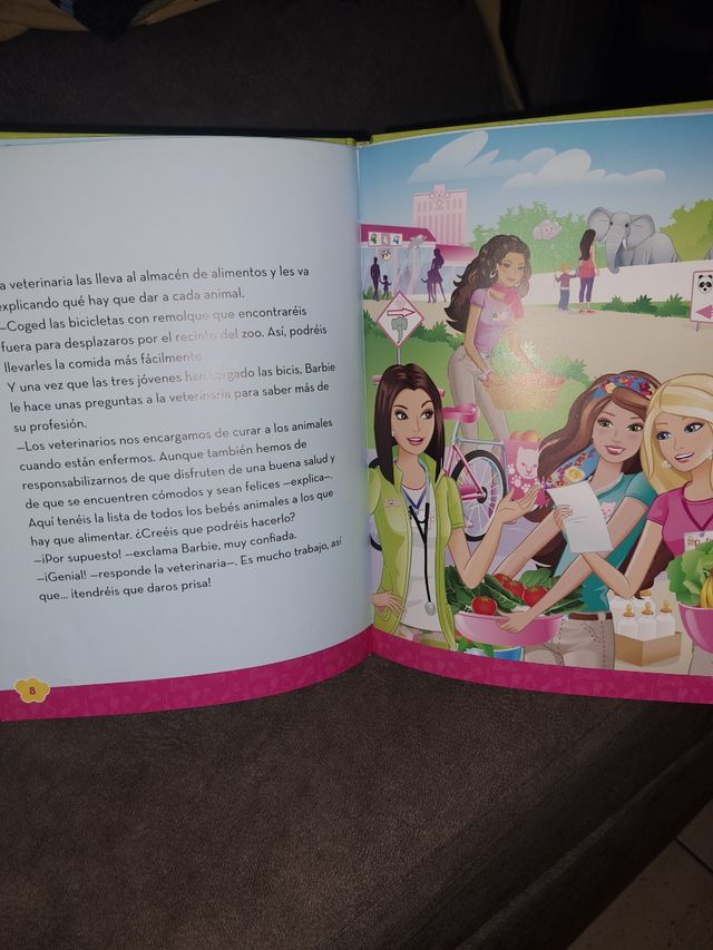 Libro BARBIE QUIERO SER VETERINARIA 