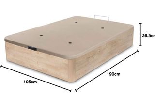 Canapé abatible 105x90cm Madera Roble