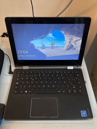 Portátil Lenovo 11.6 pulgadas Negro y Azul