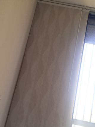Paneles japoneses tela beige y gris
