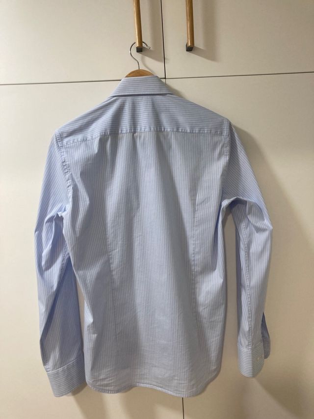 Camisa Alvaro Moreno Raya Azul Talla 39