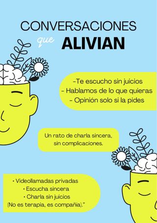 Un espacio para hablar sin juicios