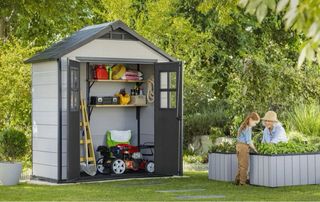 Caseta Jardín Keter 2.4m² NUEVA