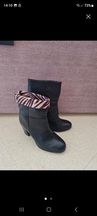 Botines de cuero Camila