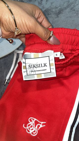 Chándal SikSilk Rojo