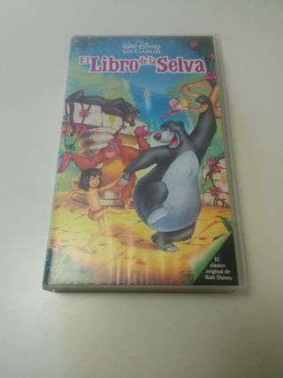 El Libro de la Selva VHS Clásico Disney