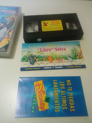El Libro de la Selva VHS Clásico Disney