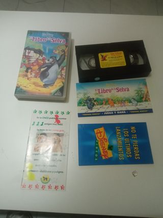 El Libro de la Selva VHS Clásico Disney