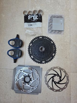 Recambios Bici: Pedales, Cassette, Cadena, Discos