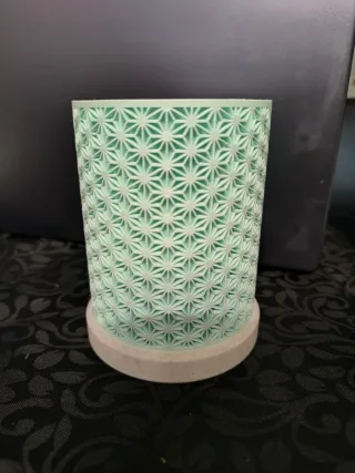 Candeeiro LED 3D Geométrico