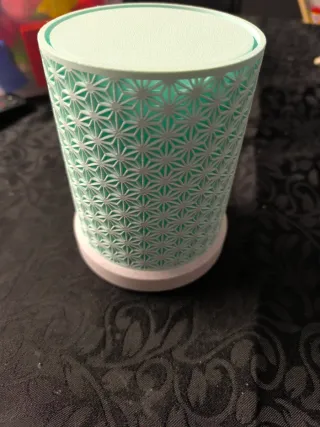 Candeeiro LED 3D Geométrico