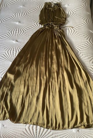 Vestido Zara Talla S Marrón