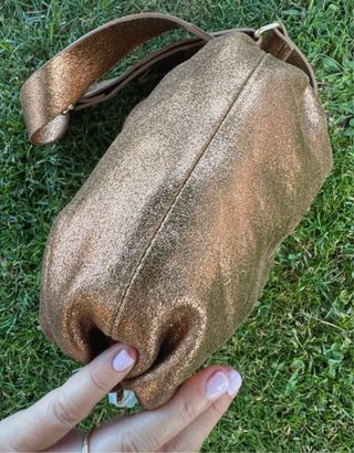 Nuevo Bolso Piel Marrón Petite Mendigote