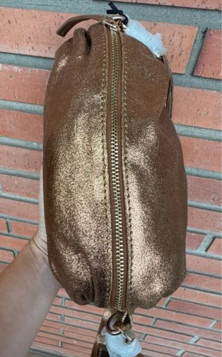 Nuevo Bolso Piel Marrón Petite Mendigote