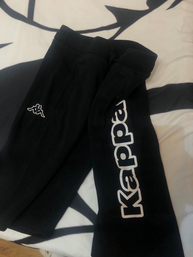 Pantalón Kappa Negro Logo