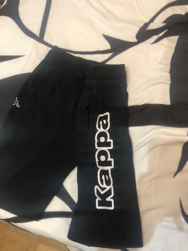Pantalón Kappa Negro Logo