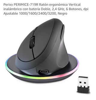 Ratón Ergonómico Vertical Perixx PERIMICE-719R