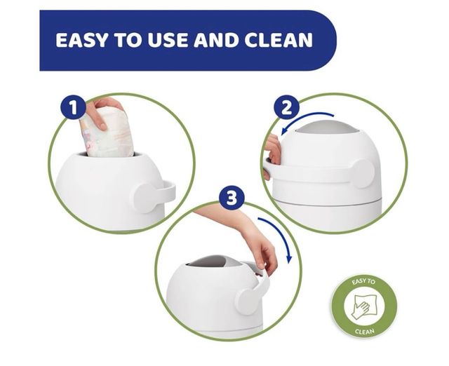 Contenedor Pañales Chicco Control Olor