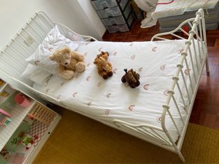 Cama Ikea MINNEN + Colchón INNERLIG