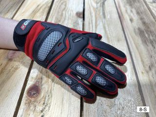 GUANTES T-S DE MOTO GARIBALDI ROJOS 