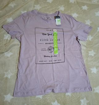Camiseta rosa Primark talla M