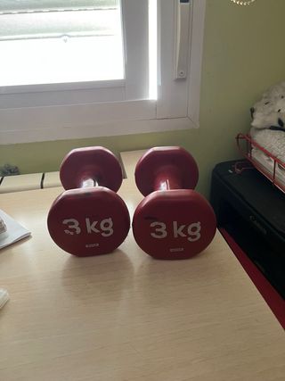 Par de mancuernas 3 kg Decathlon