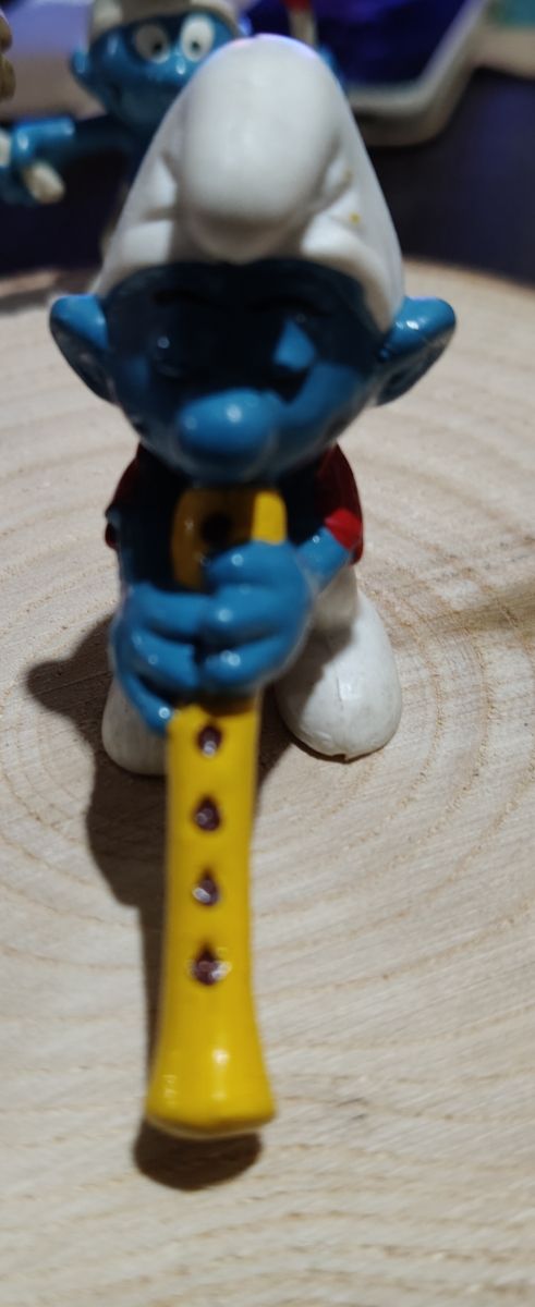 3 Puffi Musicisti con Tronchetto