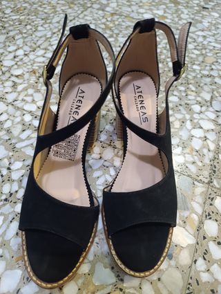 Sandalias mujer negras talla 38 son colombianas 