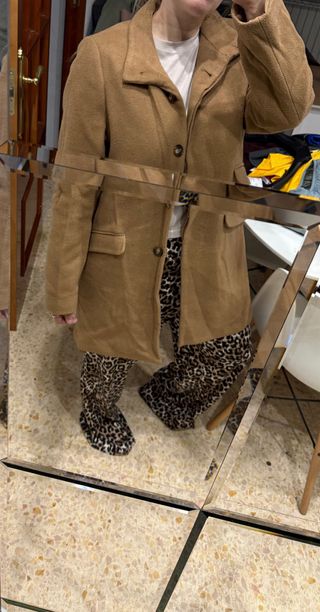 Chaqueta paño marrón Etiem