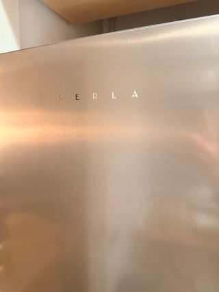 Nevera Perla combi plateada
184x54x61