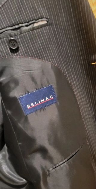 Traje de chaqueta gris hombre