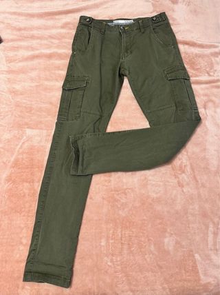 Pantaloni cargo Clayton verdi taglia 44