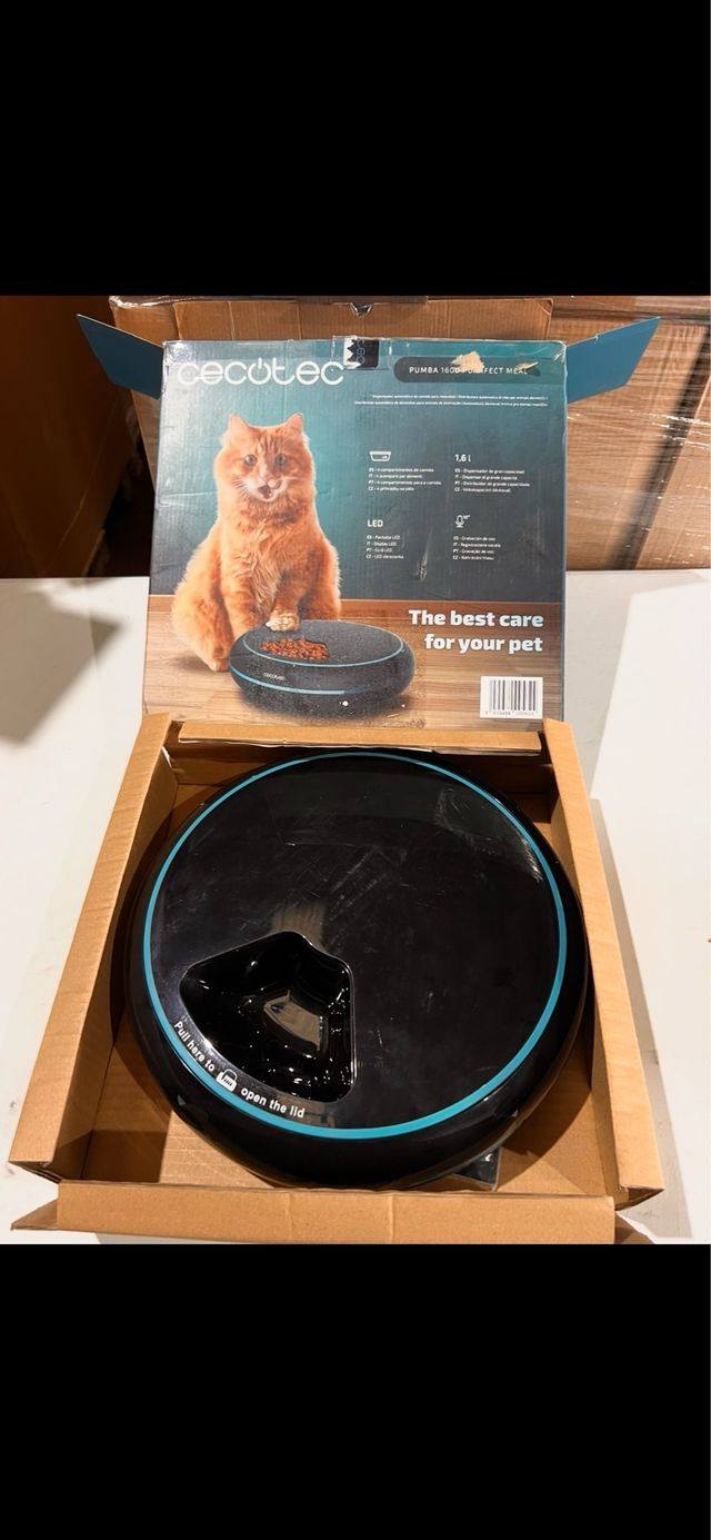 Dispensador Automático Comida Mascotas Cecotec