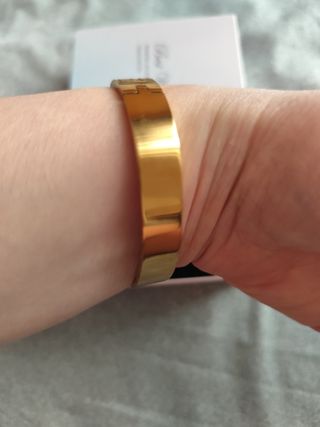 Pulseras de oro 18 k.liminada