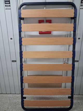 Somier con patas y colchón viscoelastico 90x190