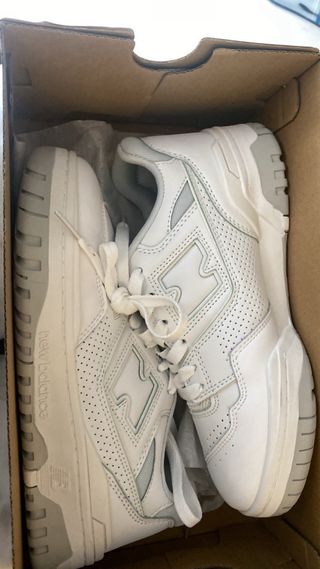 New Balance 550 Gris y Blanco