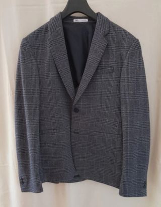 Blazer Príncipe de Gales Zara Talla 46