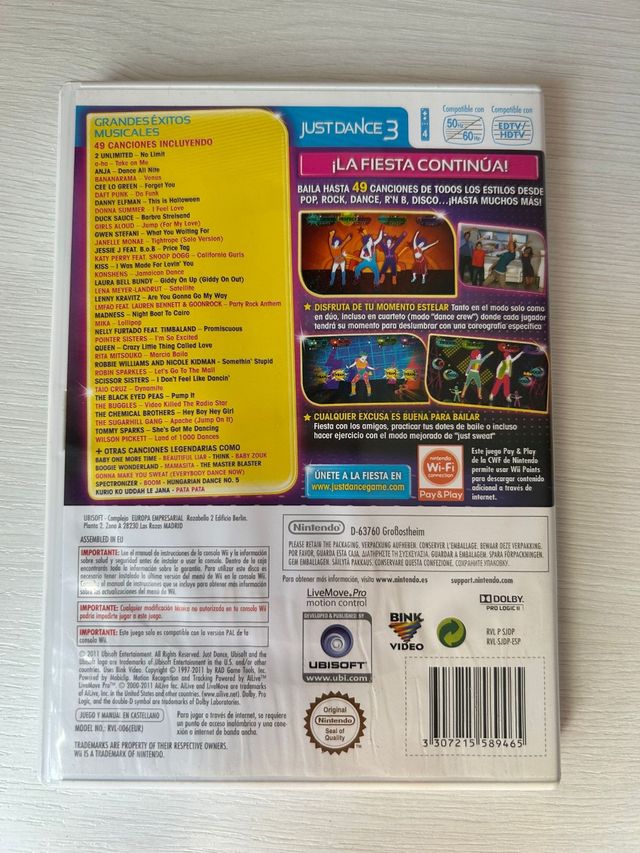 Just Dance 3 Wii