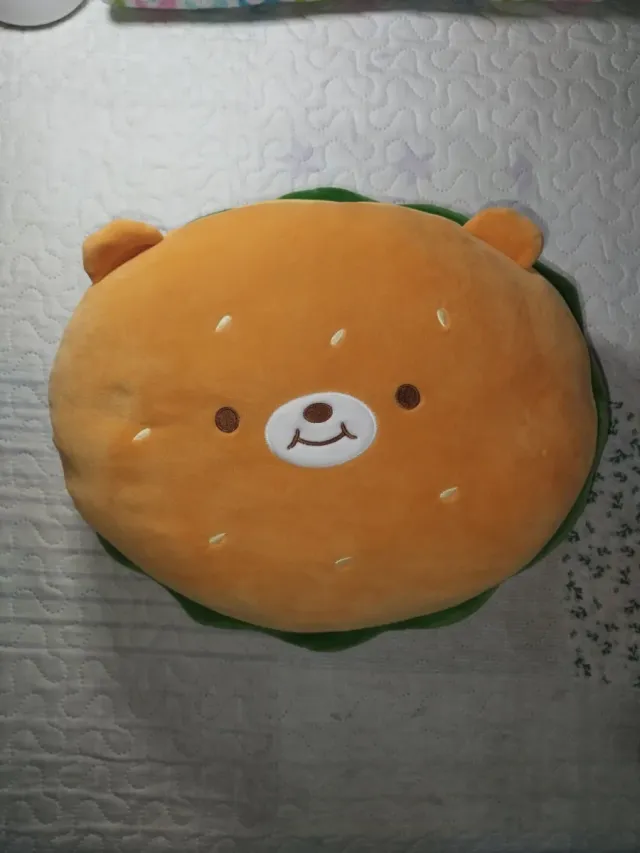 Almohada/cojín oso Hamburguesa
