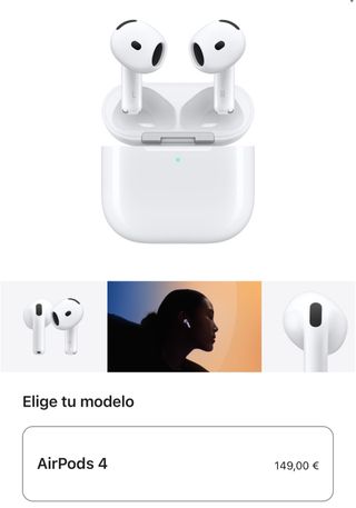 AirPods 4 Blancos
nuevos en su caja