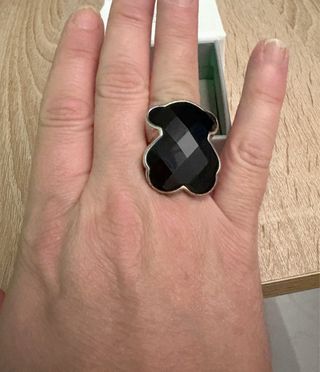 Conjunto Pendientes y Anillo Tous Oso Negro