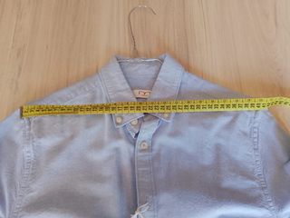 Camisa azul celeste algodón Talla S