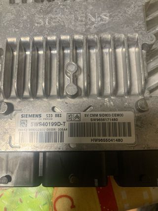 Centralita Motor Siemens 5WS40199D-T Peugeot 407