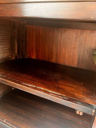 Mueble zapatero de madera
