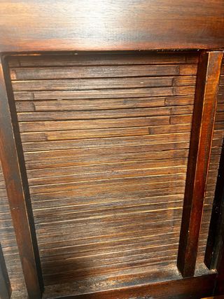 Mueble zapatero de madera