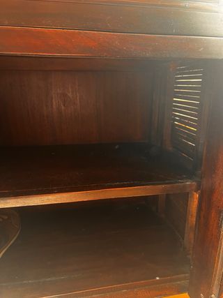 Mueble zapatero de madera