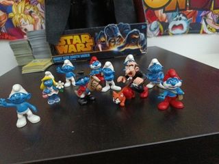 Lote de figuras de Los Pitufos