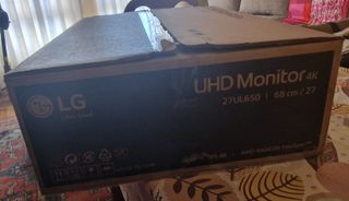 Monitor LG Negro/Plateado