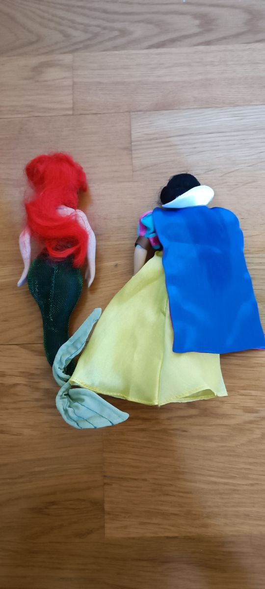 Figuras Porcelana Disney Ariel y Blancanieves