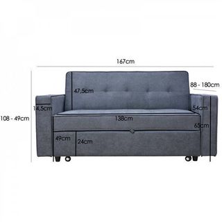 ✅SOFA CAMA IZAN 167 cm NUEVO